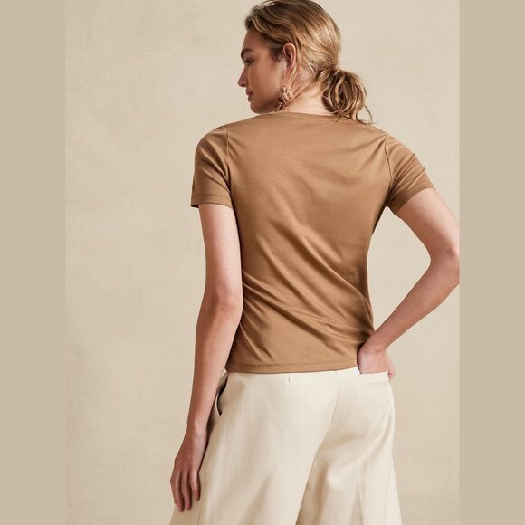 Banana Republic Brown Short Sleeve Tee - Picture 5 of 11